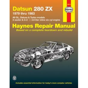 Reparationsbog Haynes - Datsun 280 ZX (79-83) (USA)