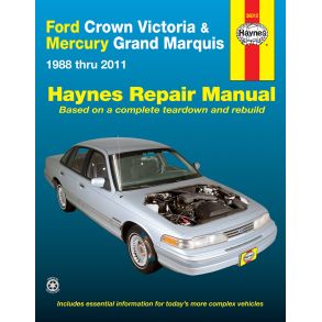 Reparationsbog Haynes - Ford Crown Victoria & Mercury Grand Marquis (1988-2011)