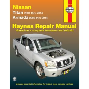 Reparationsbog Haynes - Nissan Titan (2004-2014) & Armada (2005-2014)