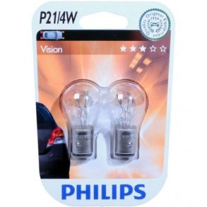 P21/4W P�re - Philips Premium -  2 stk 