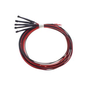 LED Dioder Orange Udvendig 12V - 3 mm M/ Ledning - 5 Stk 