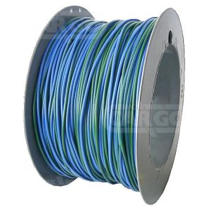 AUTOLEDNING - 1X0.75 BL/GRN - 1 M