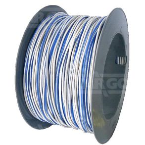 AUTOLEDNING - 1X0.75 HVID/BL - 1 M