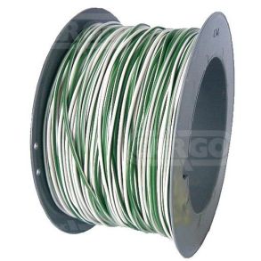 AUTOLEDNING - 1X0.75 HVID/GR�N - 1 METER