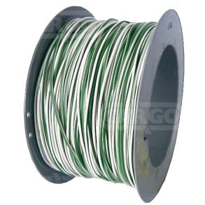 AUTOLEDNING - 1X0.75 HVID/GRN - 1 METER