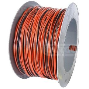 AUTOLEDNING - 1X0.75 R�D/SORT - 1 M