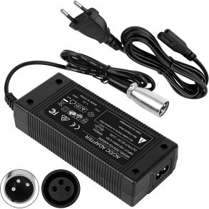 Oplader Til El-Scooter Universal - 42V/2A - Stik Med 3-Ben