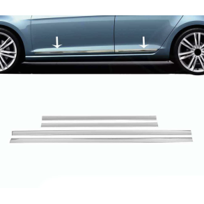 Sidelister - AUDI Q5 8R rg. 2008-> - 4 stk. Rustfri stl krom