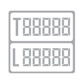 Digital Vgttavle Stor - Slv 20 x 13 cm