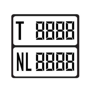 Digital Vgttavler Sort - Med Nyttelast - 1 stk M. 4x Cifre
