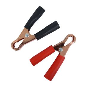 Ladeklemme st / Krokodillenb - Max. 50 amp - 2 stk