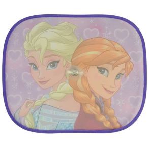 Solbeskytter til siderude - Disney Frozen Anna & Elsa 2 stk - 44 X 36 cm