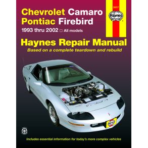 Reparationsbog Haynes - Chevrolet Camaro & Pontiac Firebird (1993-2002)