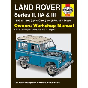 Reparationsbog Haynes - Land Rover Series II, IIA & III Petrol & Diesel (58 - 85)