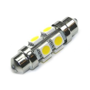 Varm Hvid 38mm 8xSMD pinolp�re 12~18Vdc