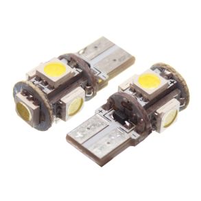 5xSMD LED Prer- W3W/W5W - Xenon hvid 12V