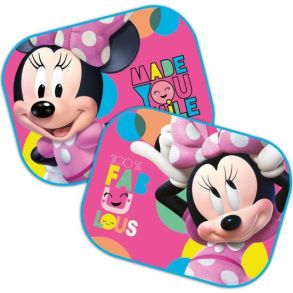 Solbeskytter til siderude - Disney Minnie 2 stk - 44 X 36 cm