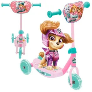 Lbehjul Justerbart med 3 hjul - Paw Patrol Lyserd - Alder 3+