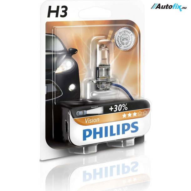 H3 Pære - Philips Premium - 55 Watt