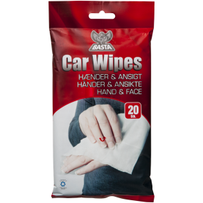 Car Wipes Til Hnder & Ansigt - Basta - 20 stk
