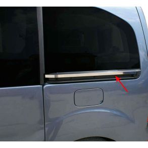 Sidelister - Citroen Nemo RG. 2007->  - 2 stk. Rustfri stl krom