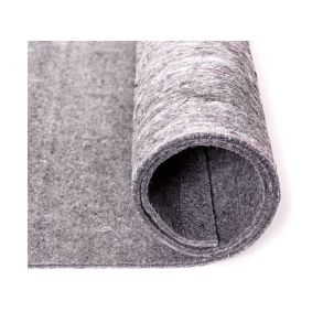 Lydisoleringsfilt Gr Tykkelse 5 mm - B. 2 meter x L. 1 meter - Slges i Lbende Meter