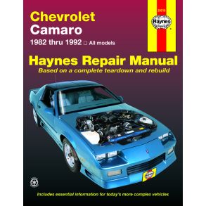 Reparationsbog Haynes - Chevrolet Camaro (1982-1992)