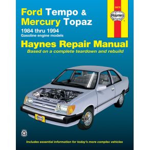 Reparationsbog Haynes - Ford Tempo & Mercury Topaz 2WD petrol (1984-1994)