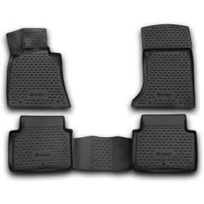 Gummimtte st med kant - HYUNDAI Genesis 2014-> 4 stk.