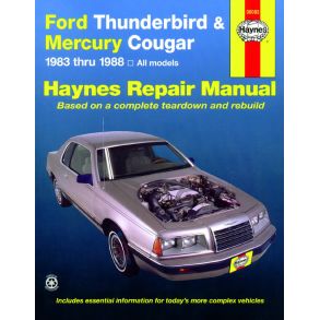 Reparationsbog Haynes - Ford Thunderbird & Mercury Cougar inc. Cougar XR7 (1983-1988)