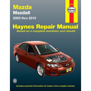 Reparationsbog Haynes - Mazda6 (2003-2013)
