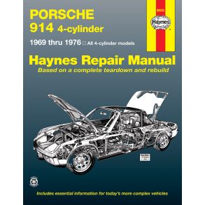 Reparationsbog Haynes - Porsche 914 4-cylinder (1969-1976)