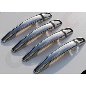 Chrom Drhndtag Cover i Rustfri stl - PEUGEOT 207 2006-2012