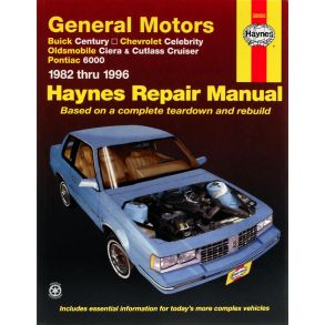 Reparationsbog Haynes - Buick Century, Chevrolet Celebrity, Oldsmobile Ciera/Cutlass Cruiser & Pontiac 6000 1982-1996