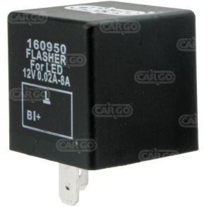 LED Blinklys rel - 2 ben - 12V