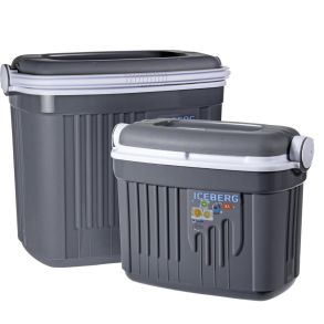 Kleboks 8L & 32L - St af 2 stk. - Gr & Hvid