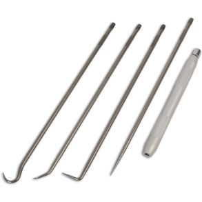 Opsamlingsvrktj Med Magnet & Krog 5-Dele - Laser 3920 - Teleskopisk 170-325 mm