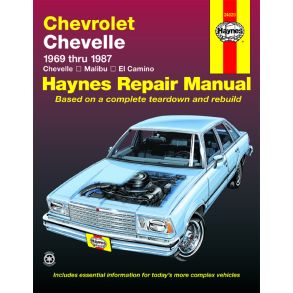Reparationsbog Haynes - Chevrolet Chevelle, Malibu & El Camino (1969-1987)