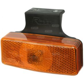 Sidemarkeringslygte Rektangulr - Orange E-Godkendt