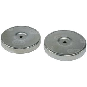 Magneter Med Metalbeslag - 76 mm - 2 stk