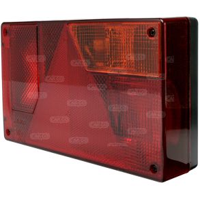 Trailer Baglygte Til Brenderup Variant - Inkl. Prer & Nummerpladelys - Rektangulr Hjre