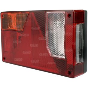 Trailer Baglygte Til Brenderup Variant Inkl. Prer - Med Bak- & Nummerpladelys - Rektangulr Venstre
