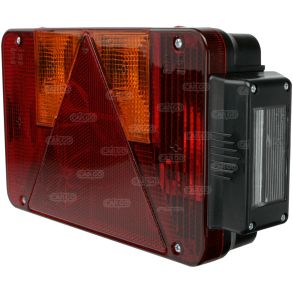Trailer Baglygte Brenderup Variant - Universal Med Nummerpladelygte - Rektangulr Venstre