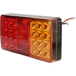 Trailerbaglygte LED Universal - E-Godkendt Multifunktionslygte 