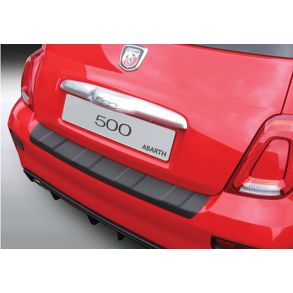 Bumper Protector - FIAT 500 ABARTH 4.2016> RIBBED - REARGUARD