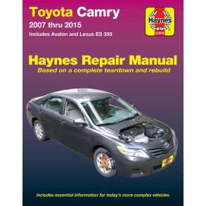 Reparationsbog Haynes - Toyota Camry & Avalon & Lexus ES 350 (2007-2015)