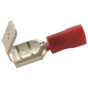 Kabelsko R�d - Isolerede - L. 22.5 x B. 6,6 mm