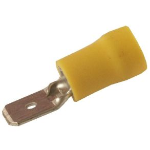 Kabelsko Gul - Isolerede - L. 24 x B. 6,3 mm
