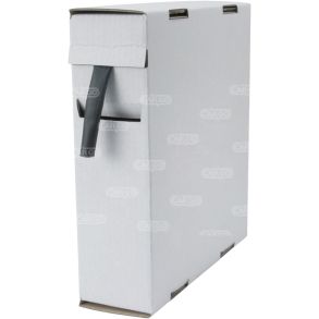 Krympeflex Med lim - Sort 6 mm - Slges  0,5 lbende meter