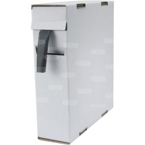 Krympeflex Med lim - Sort 9,5 mm - Slges  0,5 lbende meter